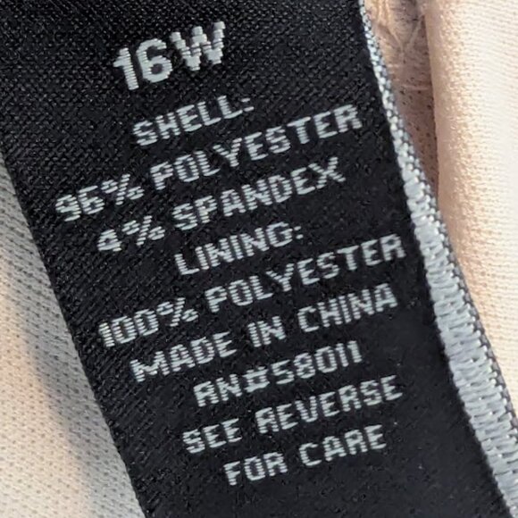 Short Sleeve Black Lace Overlay Dress Size 16 Wide - Picture 7 of 7